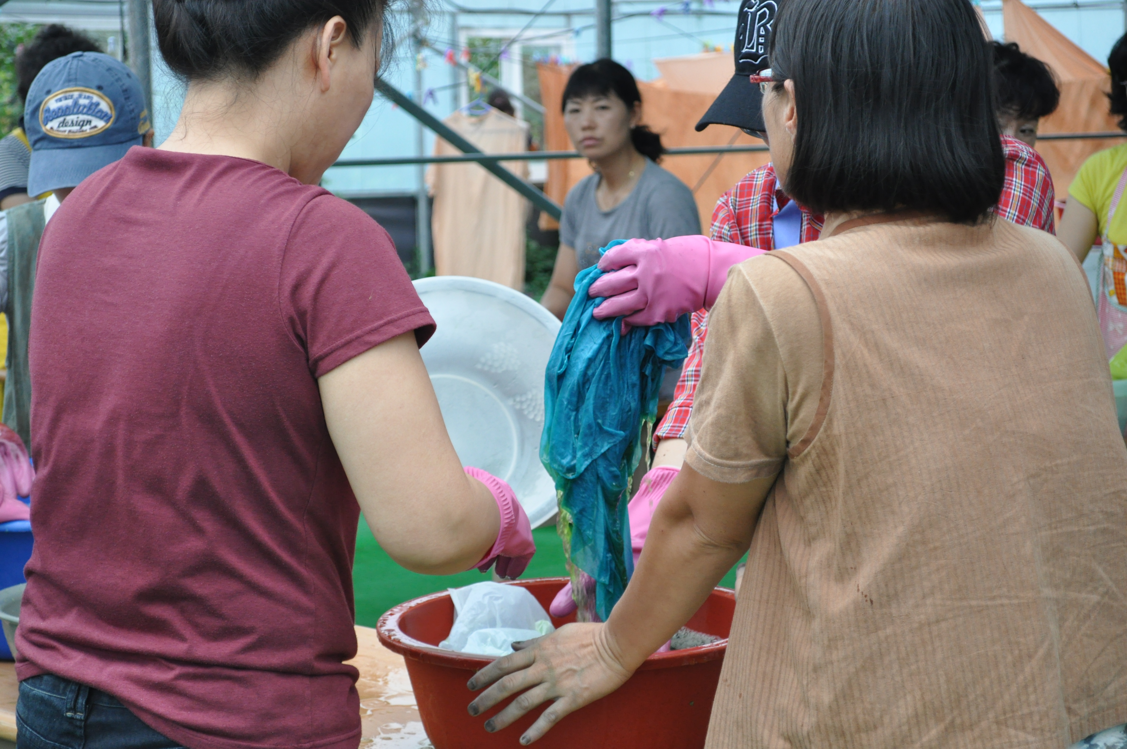 천연염색 기술교육(2회차, 생쪽염색)